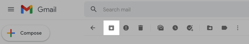 archive email gmail