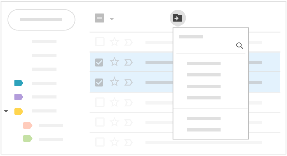 how to move emails to folders inside your Gmail