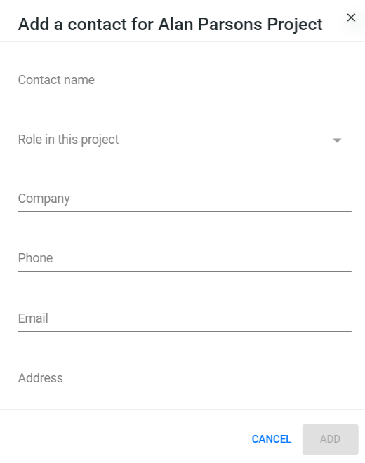 Folio add a contact feature 